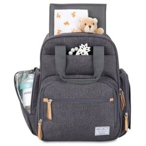 Eddie Bauer Canyon Summit Convertible Diaper Bag Backpack - Gray